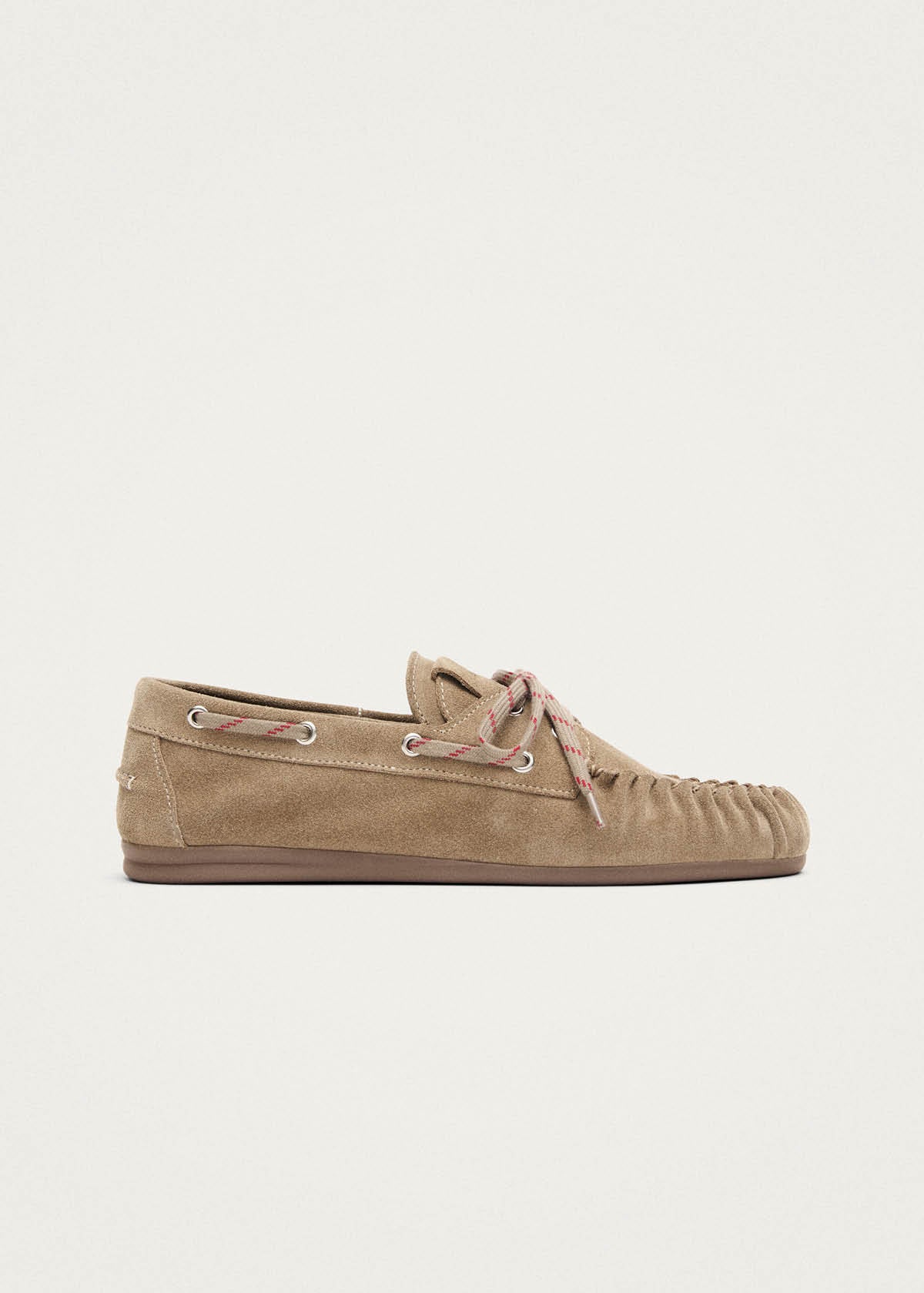 Rowan Sporty Loafer aus beigem Wildleder