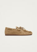 Rowan Loafer aus beigem Rauleder