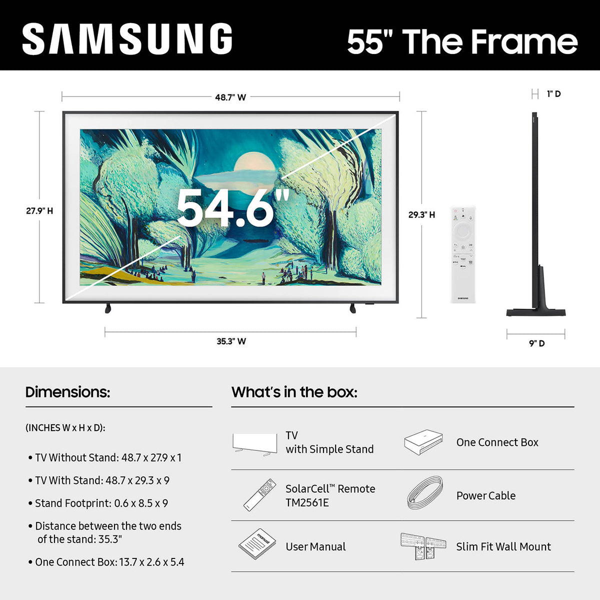 Samsung The Frame LS03F QLED TV 55-Inch 4K Smart in Black - QN55LS03FAFXZA - image 10