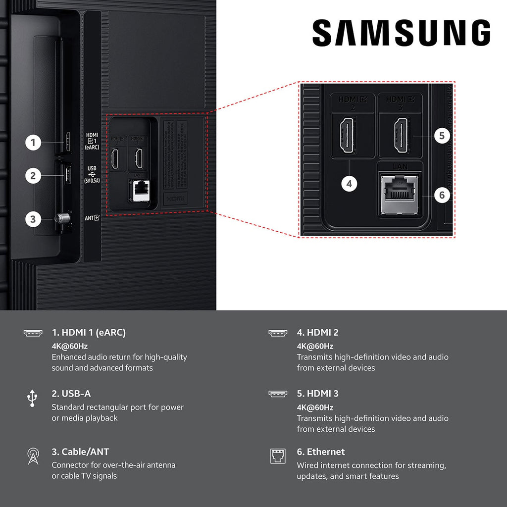 Samsung Crystal UHD U8000F 50-Inch 4K Smart TV in Black - UN50U8000FDXZA - image 4