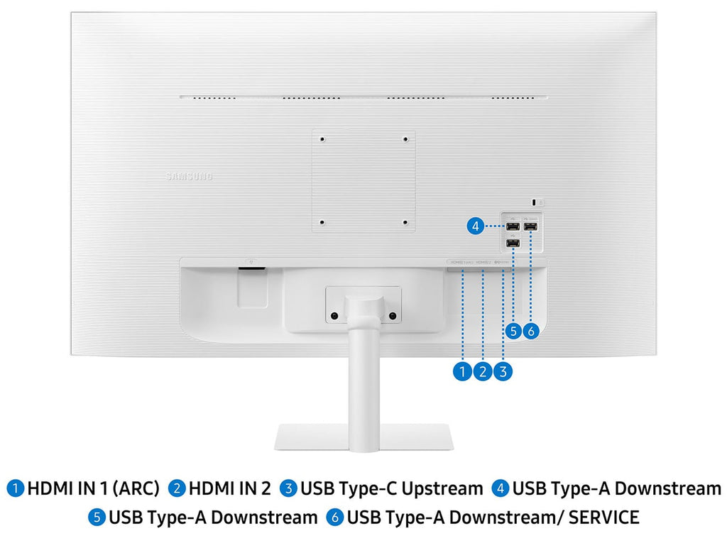Samsung M7 M70F Smart Monitor 32-Inch 4K with USB-C and Samsung Vision AI in White - LS32FM703UNXZA - image 5