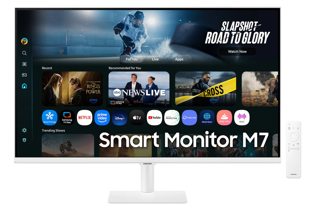 Samsung M7 M70F Smart Monitor 32-Inch 4K with USB-C and Samsung Vision AI in White - LS32FM703UNXZA - image 1