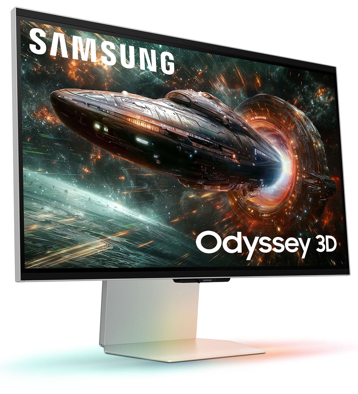 Samsung Odyssey 3D G90XF 27-inch 4K 165Hz Gaming Monitor in Silver - LS27FG900XNXZA - image 3