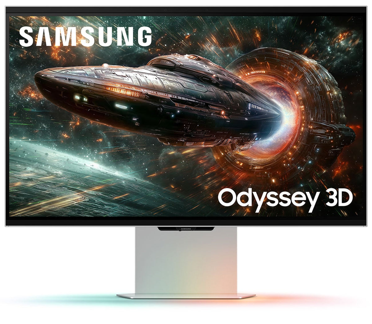 Samsung Odyssey 3D G90XF 27-inch 4K 165Hz Gaming Monitor in Silver - LS27FG900XNXZA - image 1