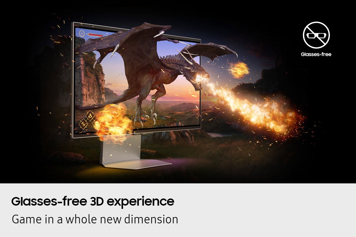 Samsung Odyssey 3D G90XF 27-inch 4K 165Hz Gaming Monitor in Silver - LS27FG900XNXZA - image 9