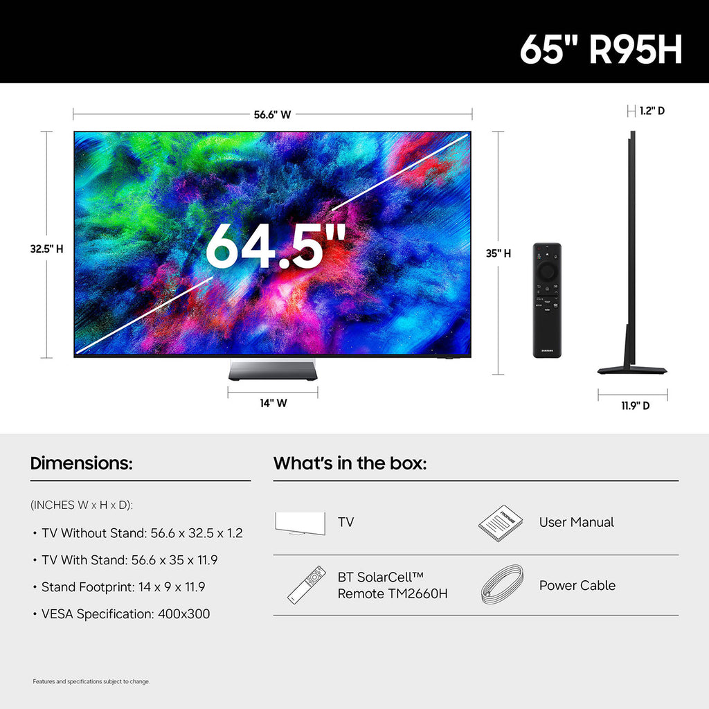 Samsung R95H Series 65-Inch Micro RGB 4K UHD Smart Tizen TV with Samsung Vision AI - MRN65R95HAFXZA - image 5