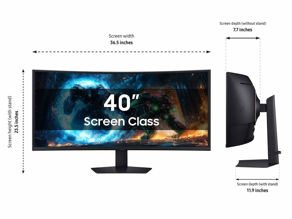 Samsung Odyssey G75F 40-Inch 180Hz WUHD Curved Gaming Monitor in Black - LS40FG75DENXZA - image 9