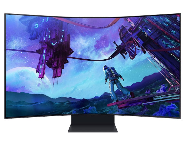 Samsung Monitor 55-Inch Odyssey Ark 2nd Gen. 4K UHD 165Hz 1ms(GtG) Quantum Mini-LED Curved for Gaming - L - image 1