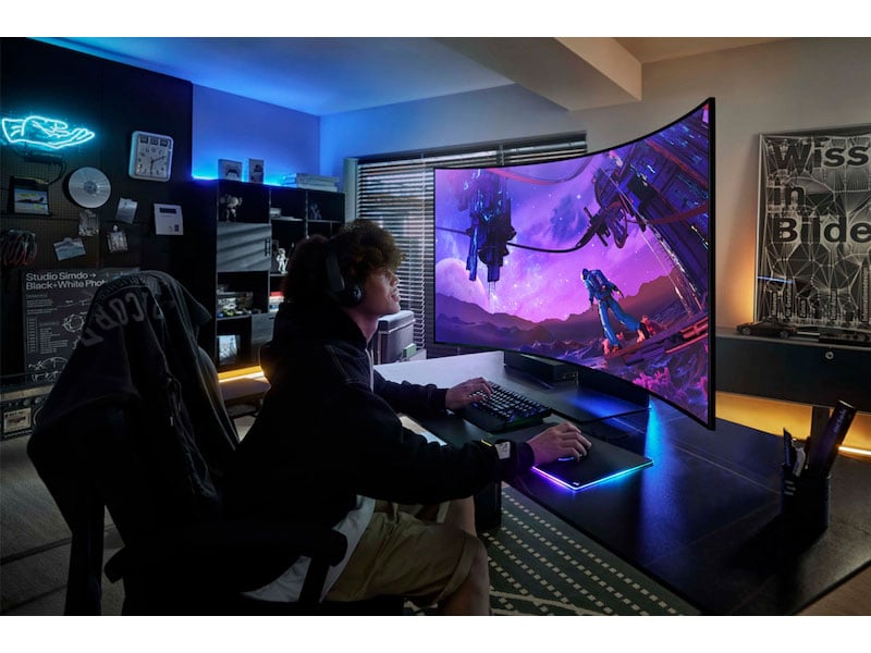 Samsung Monitor 55-Inch Odyssey Ark 2nd Gen. 4K UHD 165Hz 1ms(GtG) Quantum Mini-LED Curved for Gaming - L - image 6
