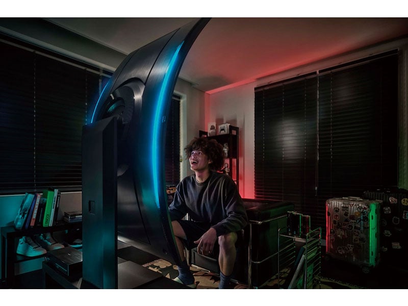 Samsung Monitor 55-Inch Odyssey Ark 2nd Gen. 4K UHD 165Hz 1ms(GtG) Quantum Mini-LED Curved for Gaming - L - image 7