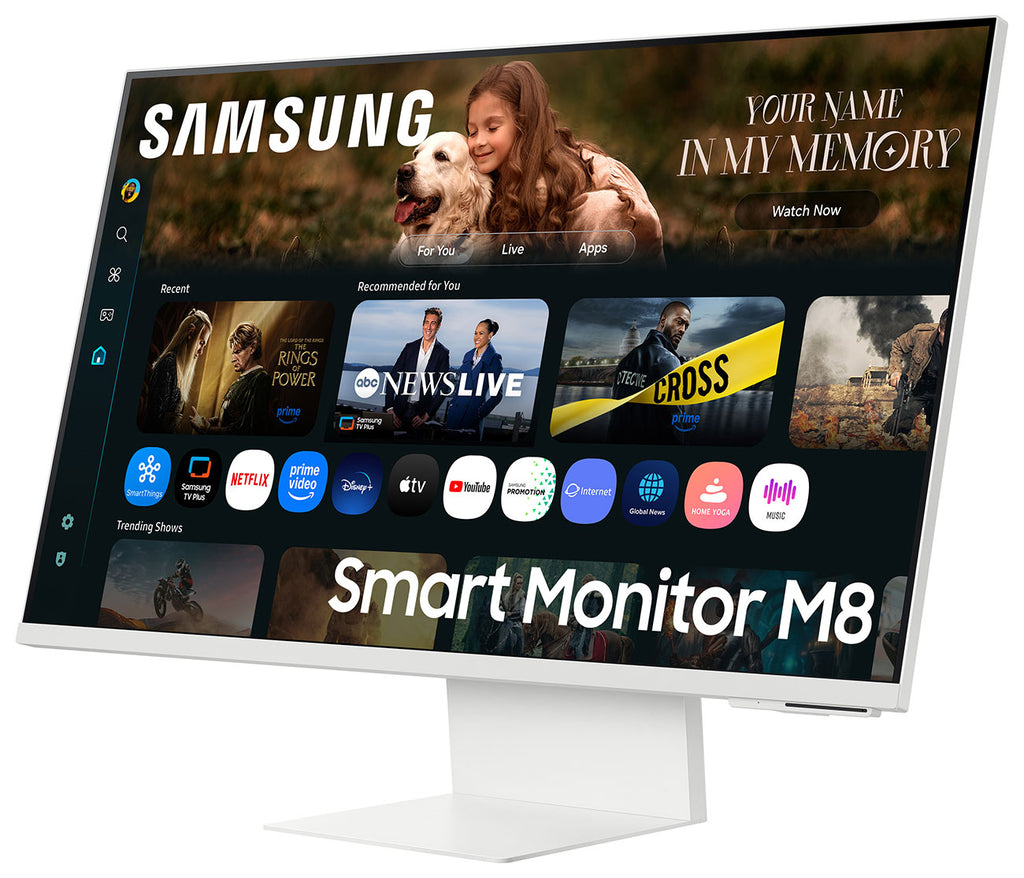 Samsung M8 M80F Smart Monitor 32-inch 4K with Samsung Vision AI in Warm White - LS32FM803UNXZA - image 3