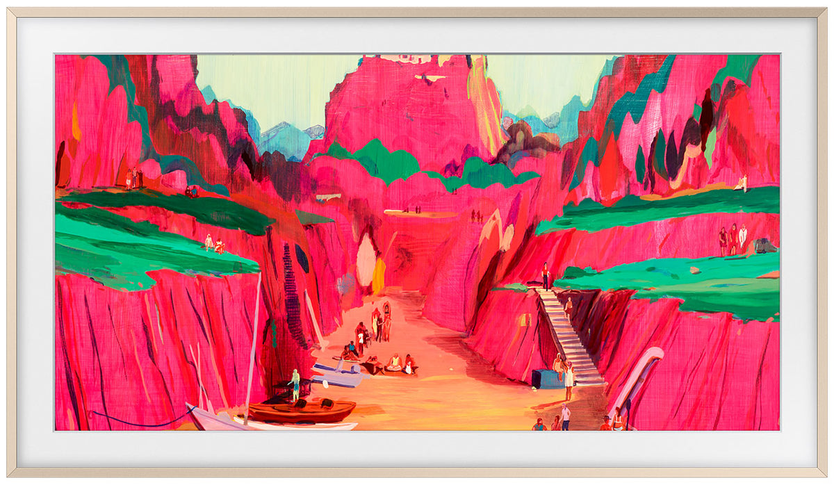Samsung 85-inch The Frame Customizable Bezel in Sand Gold Metal - VG-SCFF85SGMZA - image 3