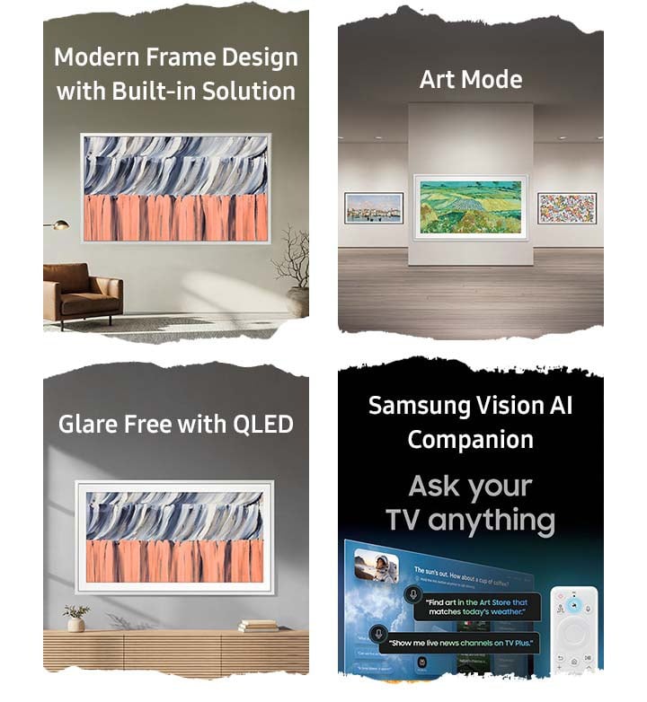 Samsung The Frame QLED 98-Inch 4K Smart TV with Samsung Vision AI - QN98LS03HEFXZA - image 8