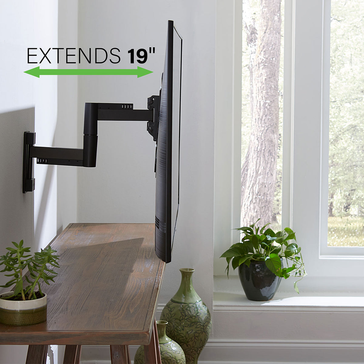 Sanus Full-Motion Wall Mount for 26" - 65" TVs - AMF319-B1 - image 4