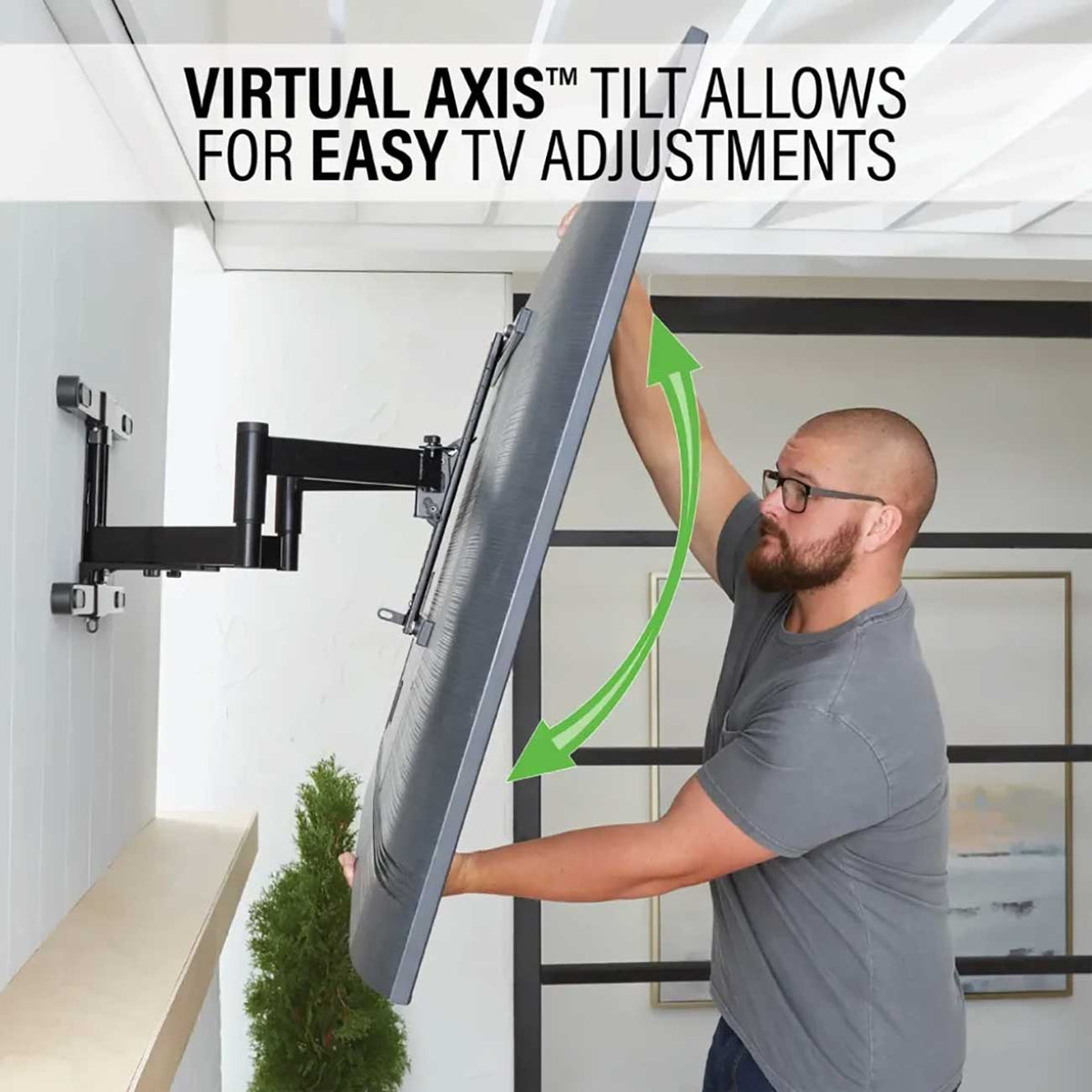 Sanus 40" - 85" Premium Large Outdoor Full-Motion TV Wall Mount - VODLF125-B2 - image 9