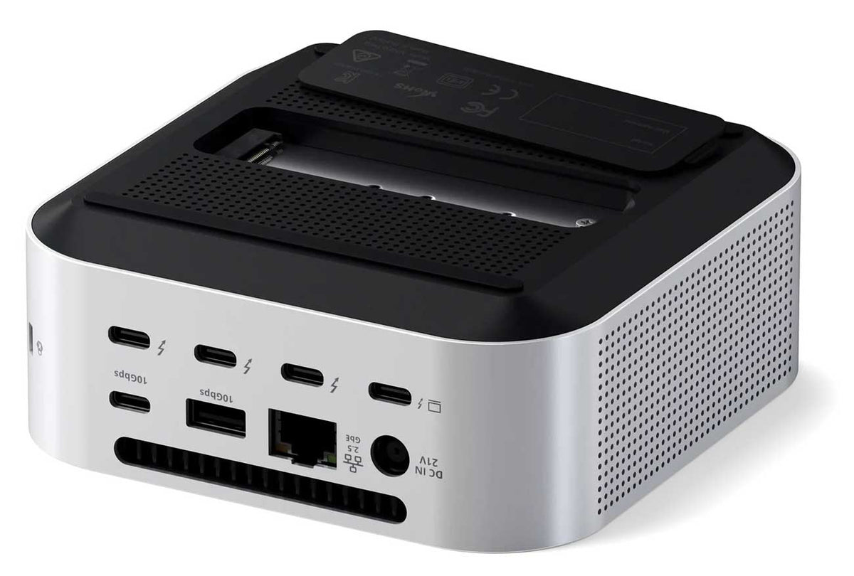 Satechi Thunderbolt 5 CubeDock with SSD Enclosure in Silver - ST-DT5CES-US - image 5