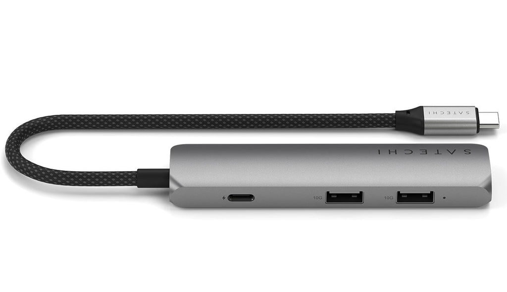 Satechi 4-in-1 Slim Multi-port Adapter 4K in Space Gray - ST-P4SM - image 4