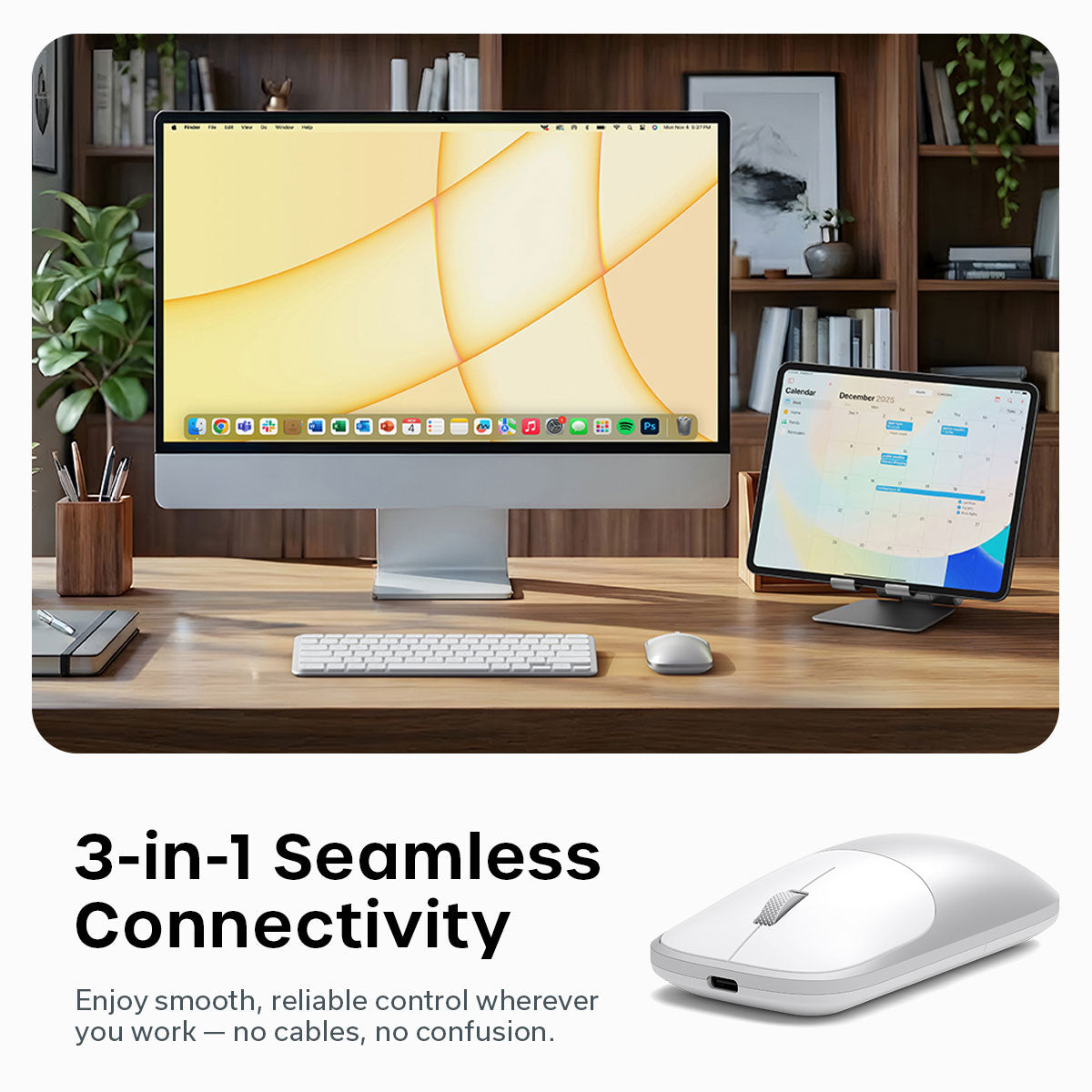 Satechi Slim EX Wireless Mouse in Silver - ST-MEXS - image 7