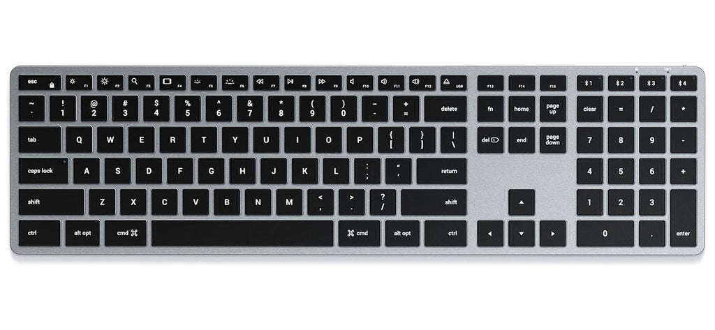 Satechi Slim X3 Keyboard Backlit Bluetooth Wireless in Silver - ST-BTSX3S - image 1