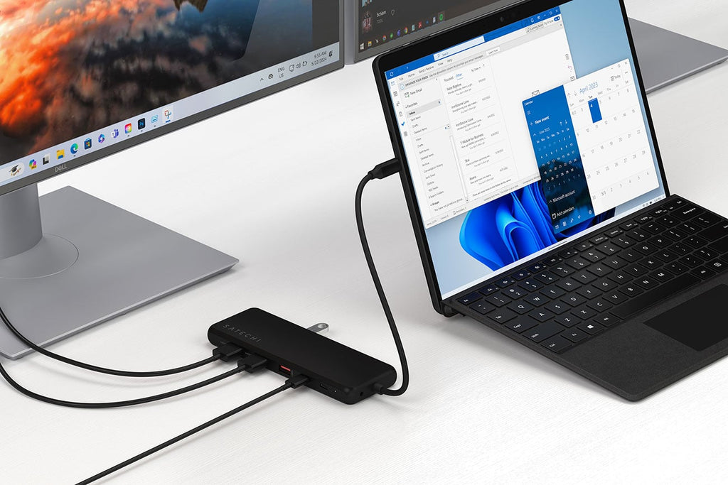 Satechi 13-in-1 USB-C Triple Display Multiport Adapter in Black - ST-P3D13K - image 8