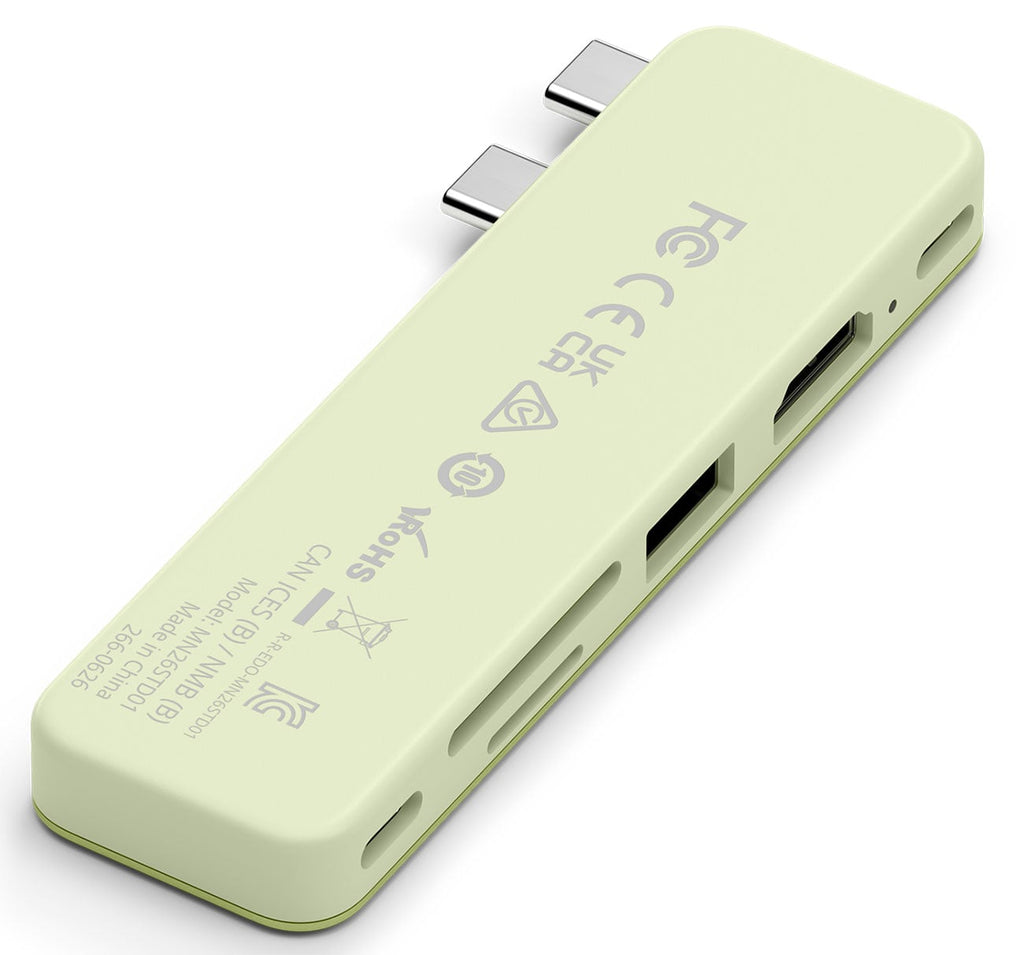 Satechi 6-in-1 USB-C Snap Hub in Citrus - ST-HUSNY - image 4