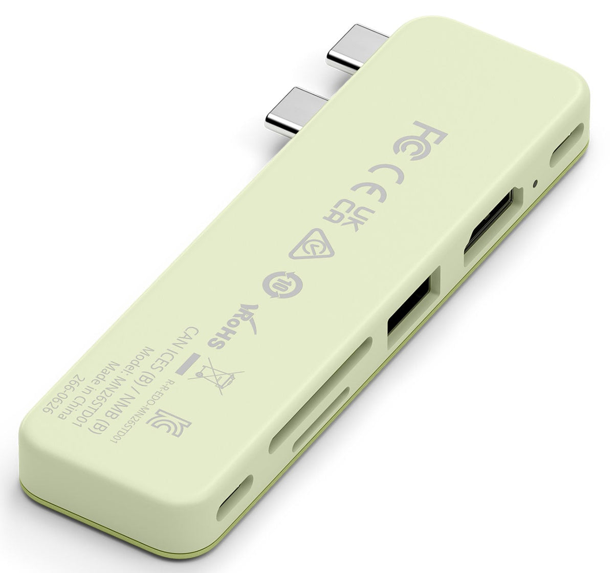 Satechi 6-in-1 USB-C Snap Hub in Citrus - ST-HUSNY - image 4