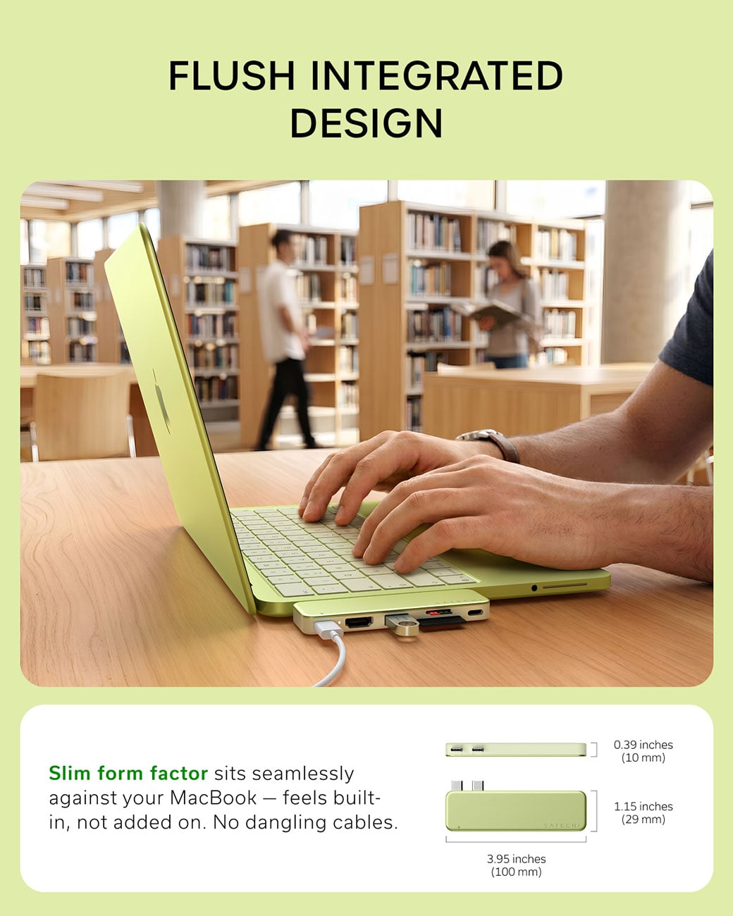 Satechi 6-in-1 USB-C Snap Hub in Citrus - ST-HUSNY - image 9