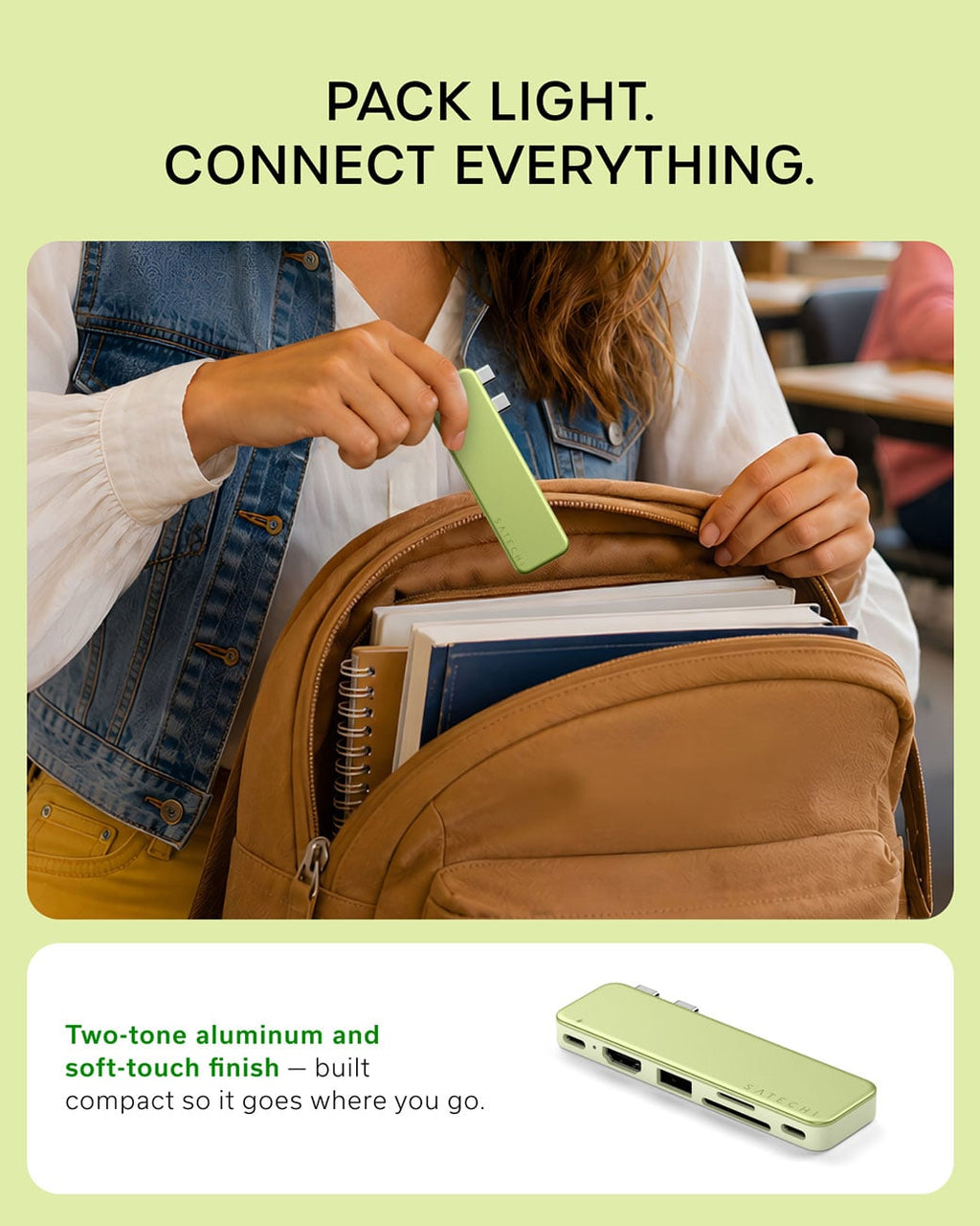 Satechi 6-in-1 USB-C Snap Hub in Citrus - ST-HUSNY - image 10