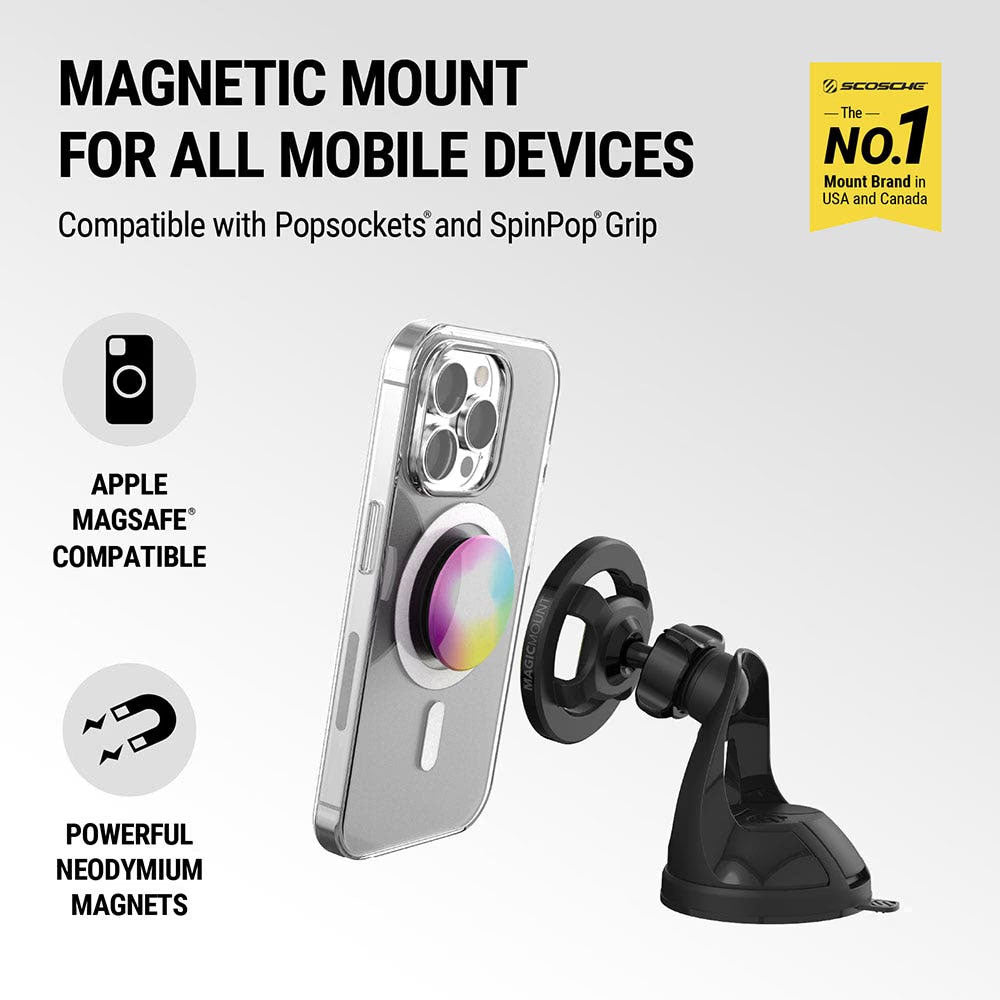 Scosche MagicMount MS Window and Dash Phone Mount - SMS2WD2-SP - image 2