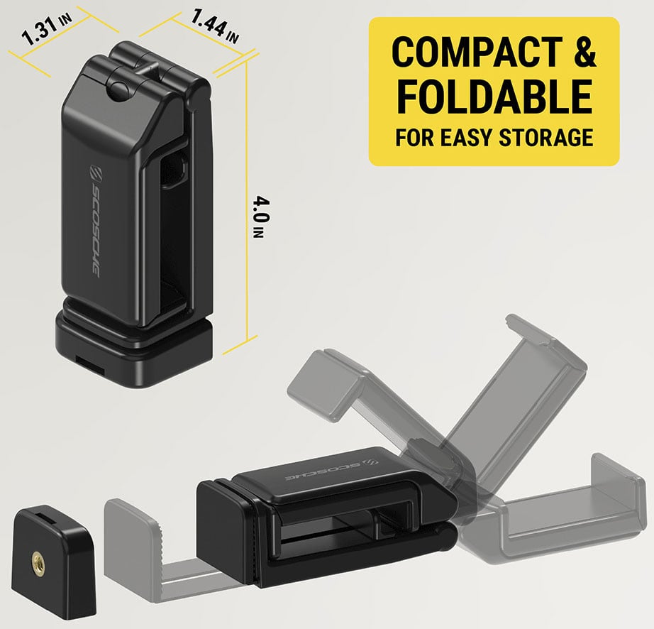 Scosche Travel Mount Folding Universal in Black - SUHTRVL-SP1 - image 6