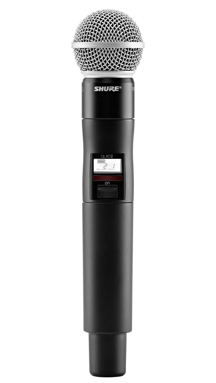 Shure QLXD2/SM58 Handheld Transmitter with SM58 Capsule and V50 Band - QLXD2SM58-VBAND - image 1