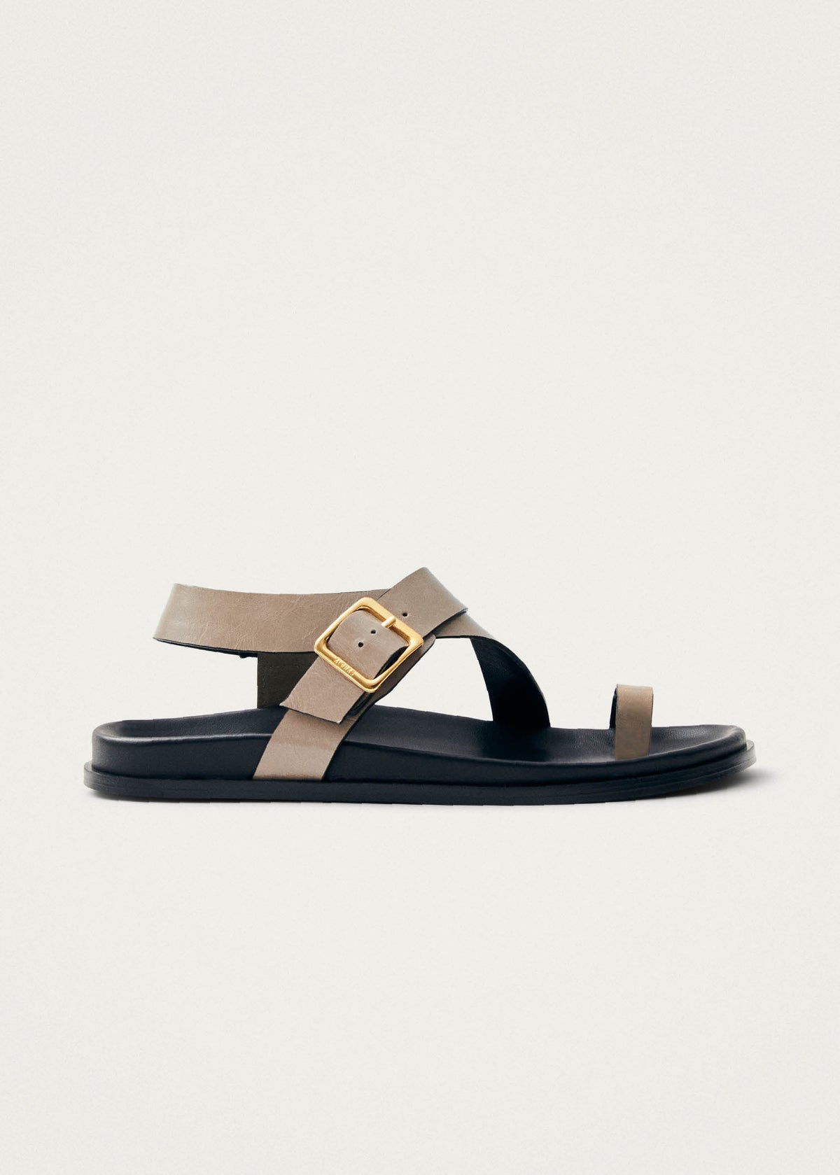 Siren Onix Steinbeige Ledersandalen