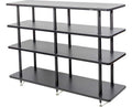 Solidsteel VL-4 Black Vinyl Record Storage & Hi-Fi Rack - VL-4BK - image 1