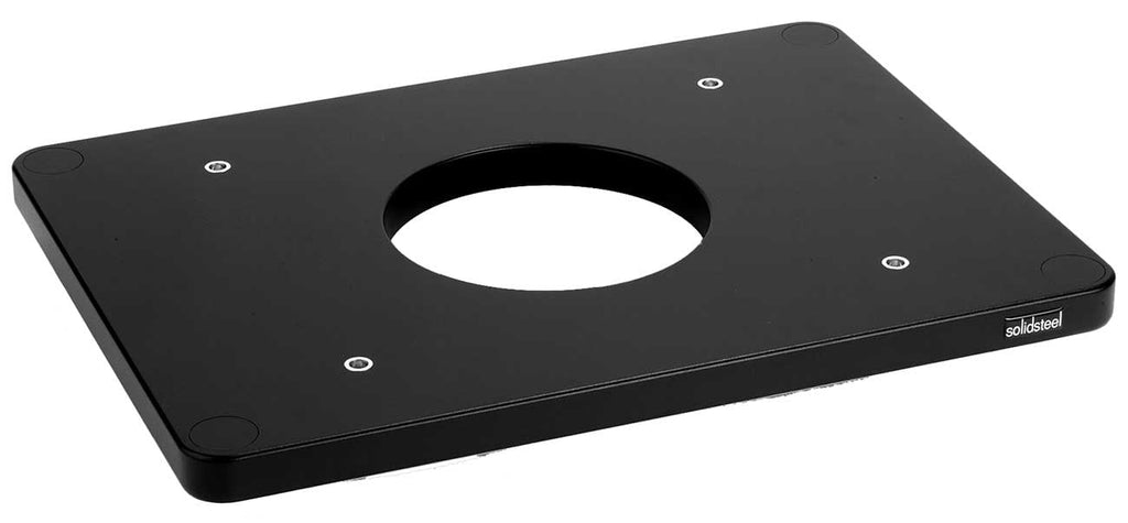Solidsteel Black S5 Series 4 Shelf Audio Rack - S5-4BK - image 2