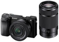 Sony Alpha 6100 Digital Camera Mirrorless with 16-50mm and 55-210mm Lens in Black - ILCE6100XB - image 1