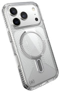 Speck Presidio Perfect-Clear Grip MagSafe with ClickLock Case for iPhone 18 Pro and iPhone 17 Pro in Clea - image 1