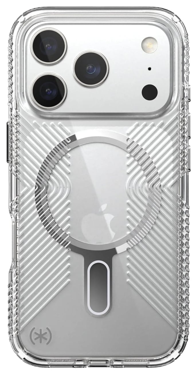 Speck Presidio Perfect-Clear Grip MagSafe with ClickLock Case for iPhone 18 Pro and iPhone 17 Pro in Clea - image 2