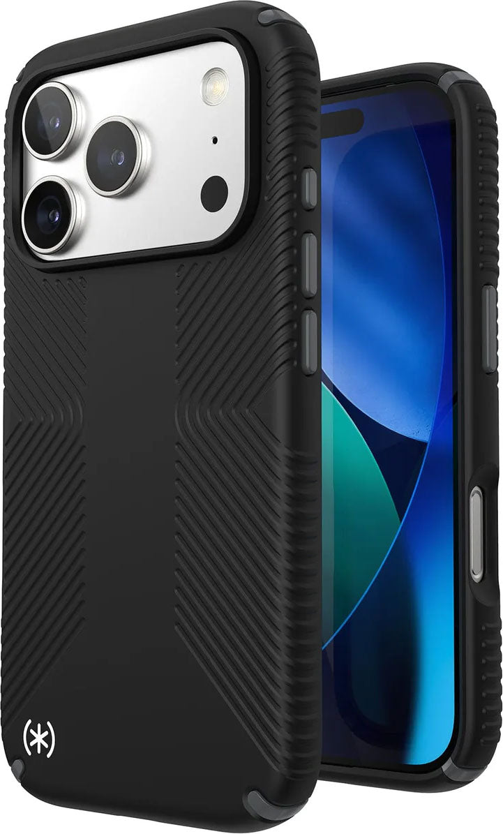 Speck Presidio2 Grip MagSafe Case for iPhone 17 Pro in Black/Slate Grey - 150976-D143 - image 3