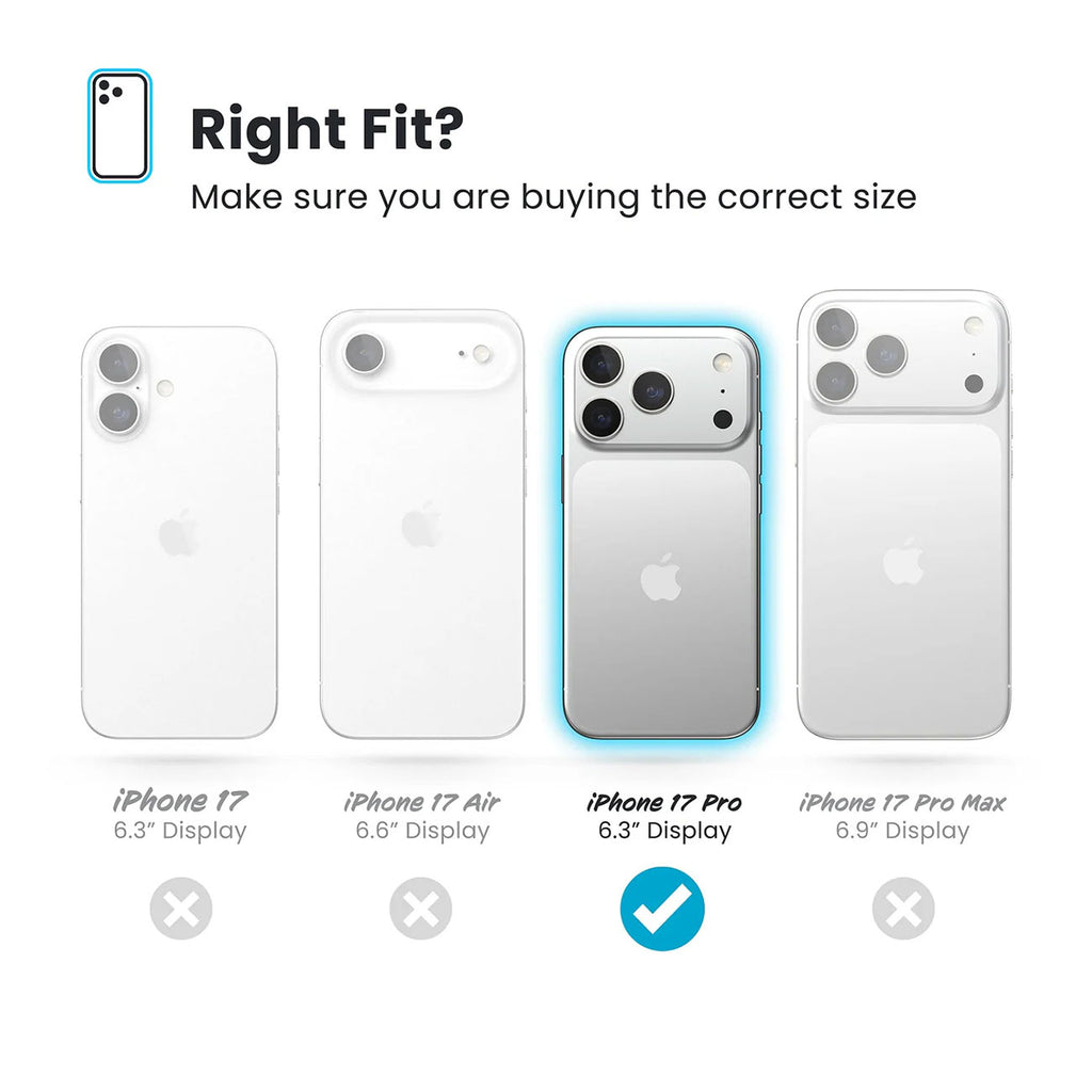 Speck Presidio2 Grip MagSafe Case for iPhone 17 Pro in Black/Slate Grey - 150976-D143 - image 9
