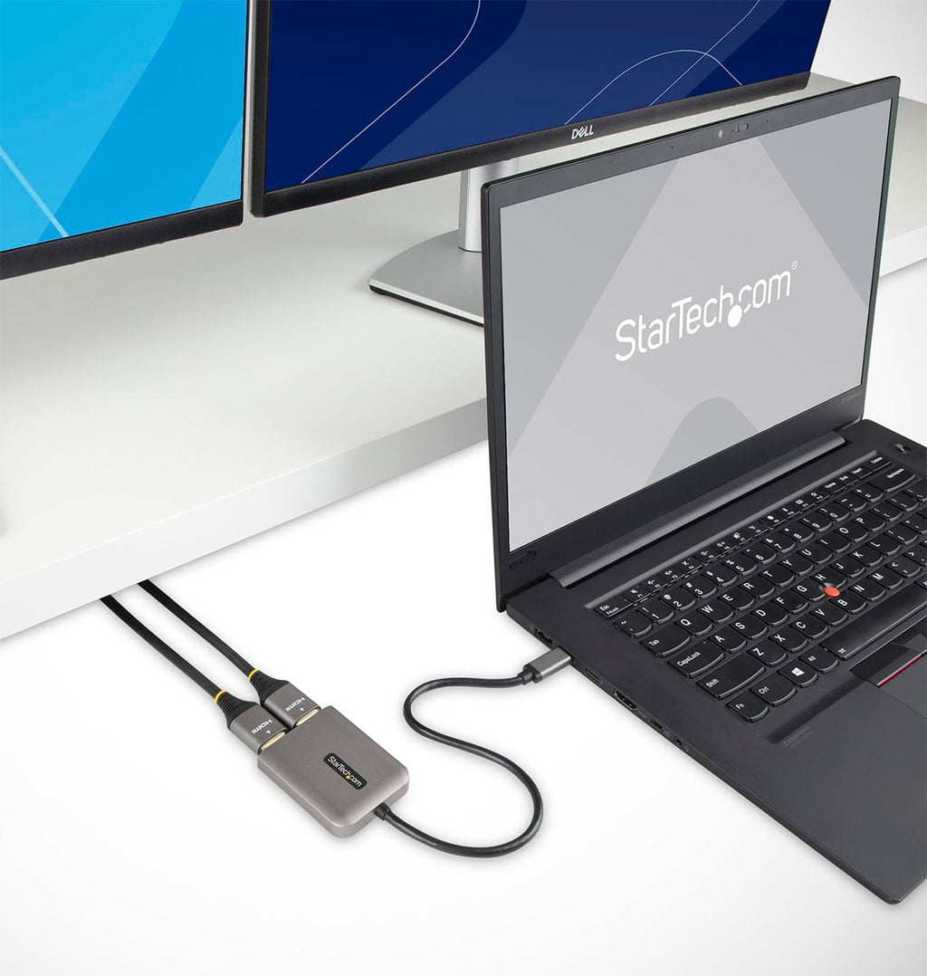 StarTech USB-C to Dual HDMI Adapter in Silver - MST14CD122HD - image 4