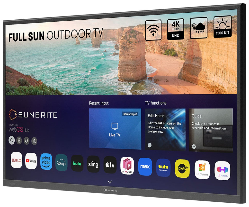 SunBrite Solis Series Outdoor TV 49-Inch Full Sun 4K Smart in Black - SB-FS-49-BL - image 2