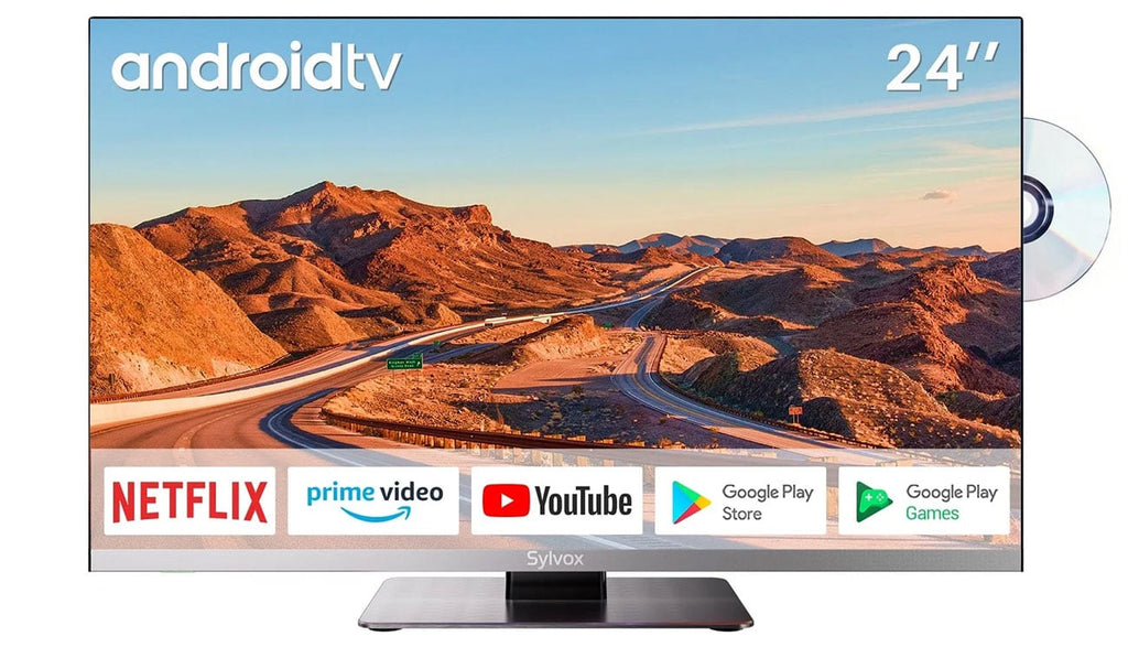 Sylvox Limo Series RV TV 24-Inch Smart 1080p with Built-In DVD Player - RT24R3KGCA - image 1