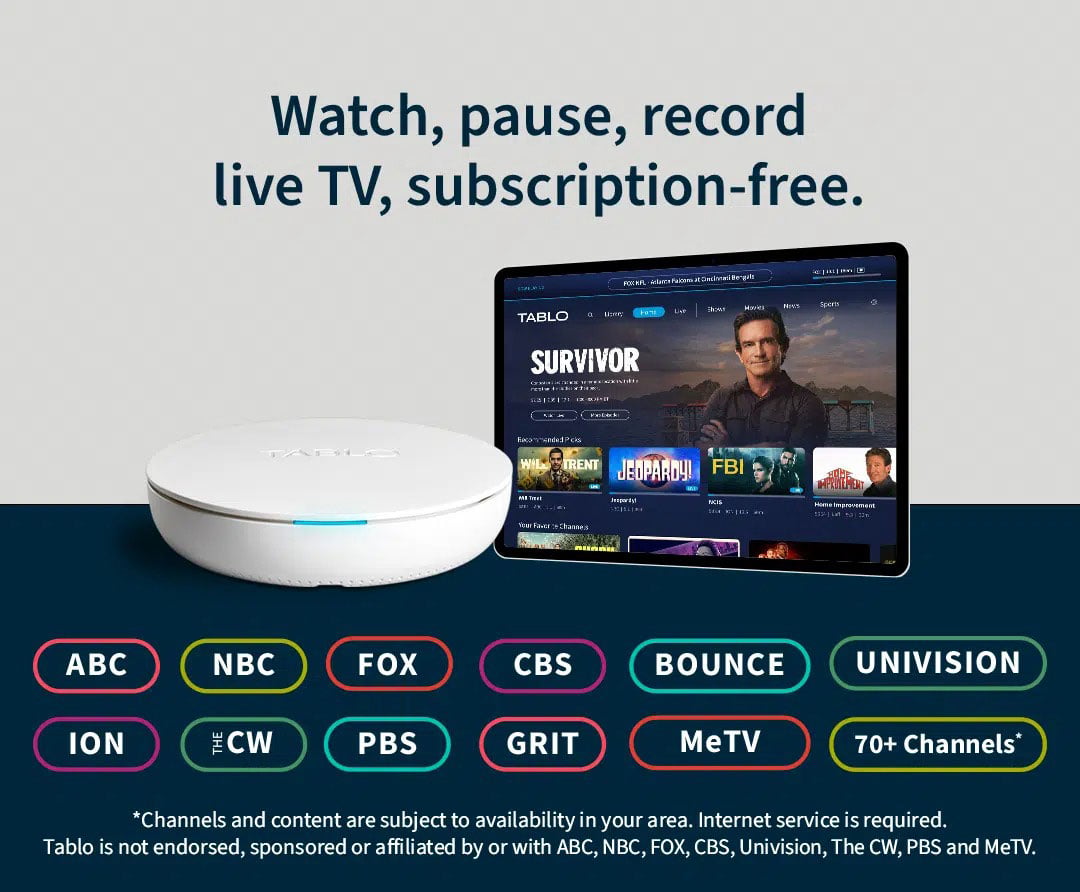 Tablo 4th Gen OTA Whole-Home DVR 4-Tuner without Antenna - NUTF1284B01CN - image 3