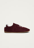 Tb.24 Sneaker aus burgunderrotem Wildleder