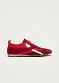 Tb.304 Nylon Sneakers van rood leer