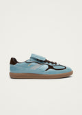 Tb.490 Club Sneaker aus graublauem Lackleder
