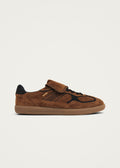 Tb.490 Club suède bruin lederen sneakers