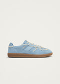 Tb.490 Gehaakte Blauw Leren Sneakers