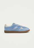 Tb.490 Rife Korenbloemblauw Crème Leren Sneakers