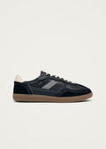 Tb.490 Rife Grain Sneaker aus schwarzem und cremefarbenem Leder
